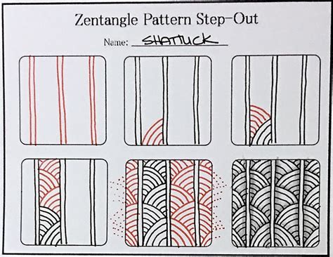 zentangle pattern tutorial.